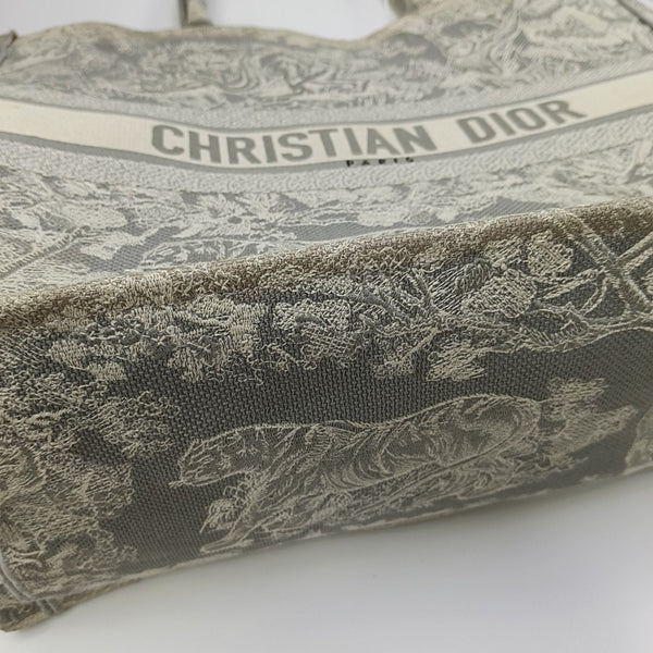 Book Tote Large Fabric Gray