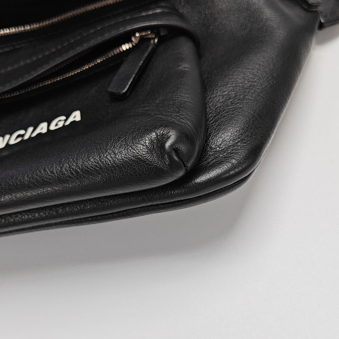 Calfskin Belt Bag Black