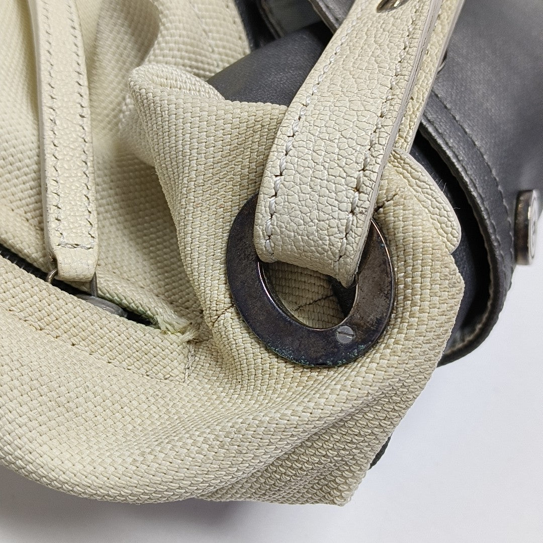 PARIS BIARRITZ Quilted Coated Canvas Gray