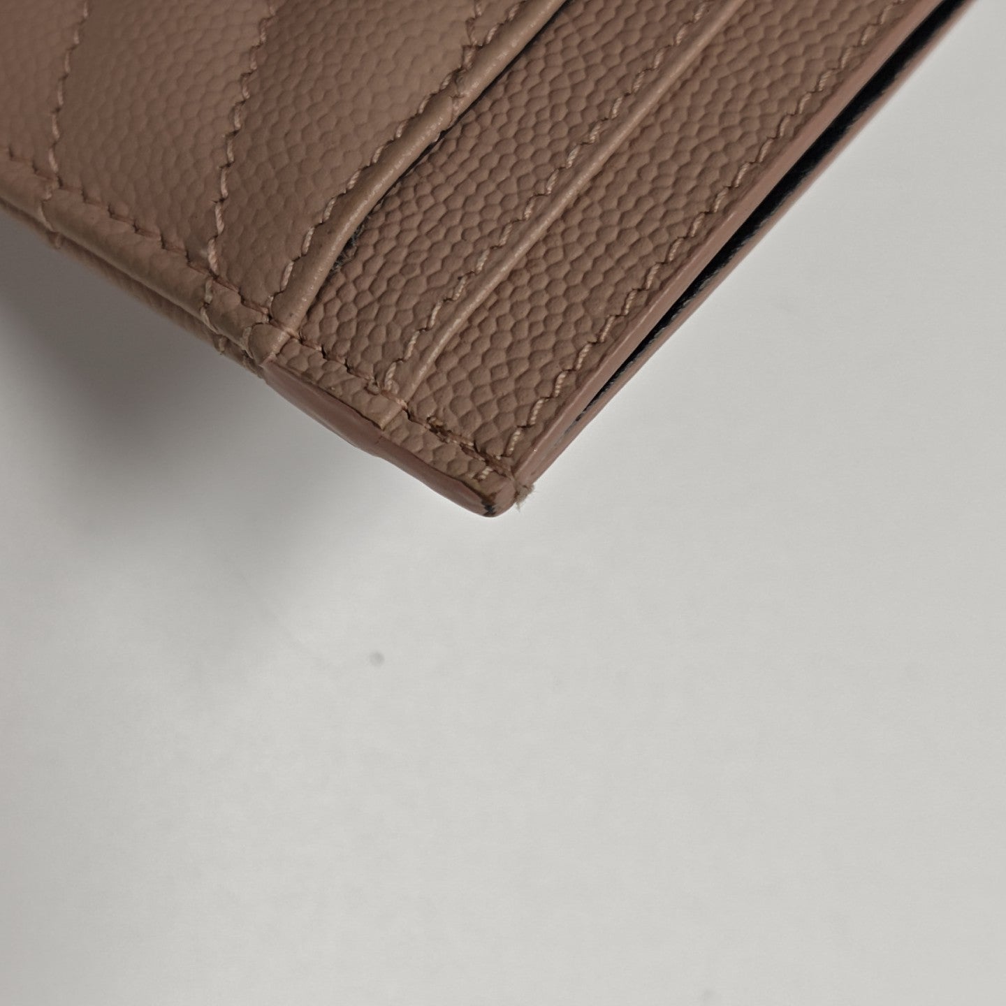 MONOGRAM Calfskin Pink Card Holder
