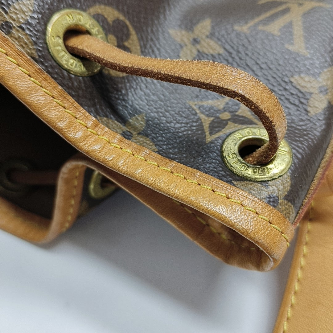 NOÉ BB Monogram Coated Canvas Brown