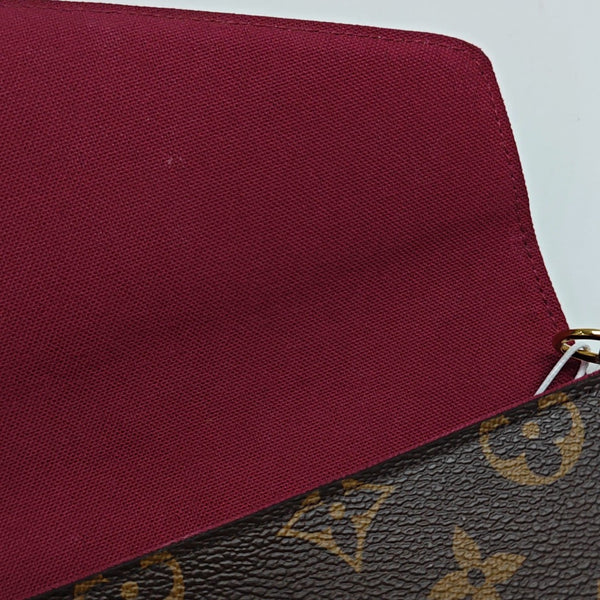 FÉLICIE Monogram Coated Canvas Brown