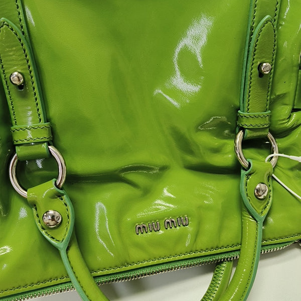 Bow Calfskin Green