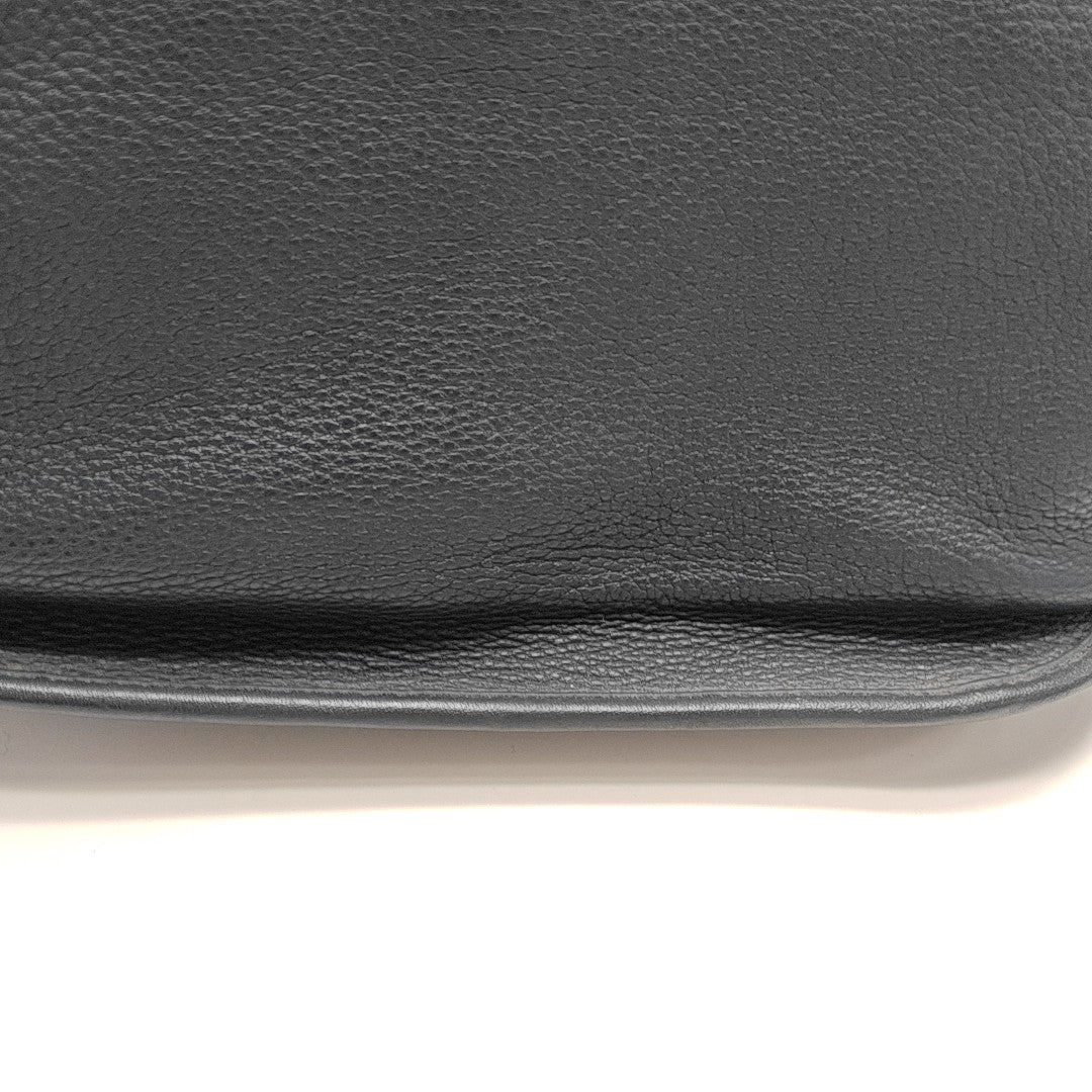 Leather Shoulder Bag Blue