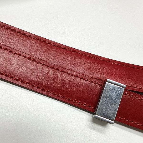 Authenticated pre-owned  CLASSIC BOX Mini Calfskin Red - Shoulder Bag at Looply
