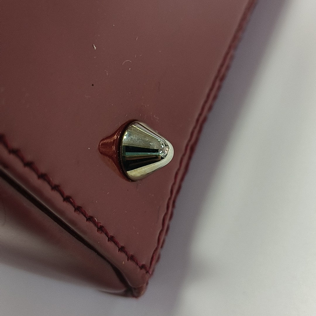 Lady Dior Medium Cannage Patent Leather Red