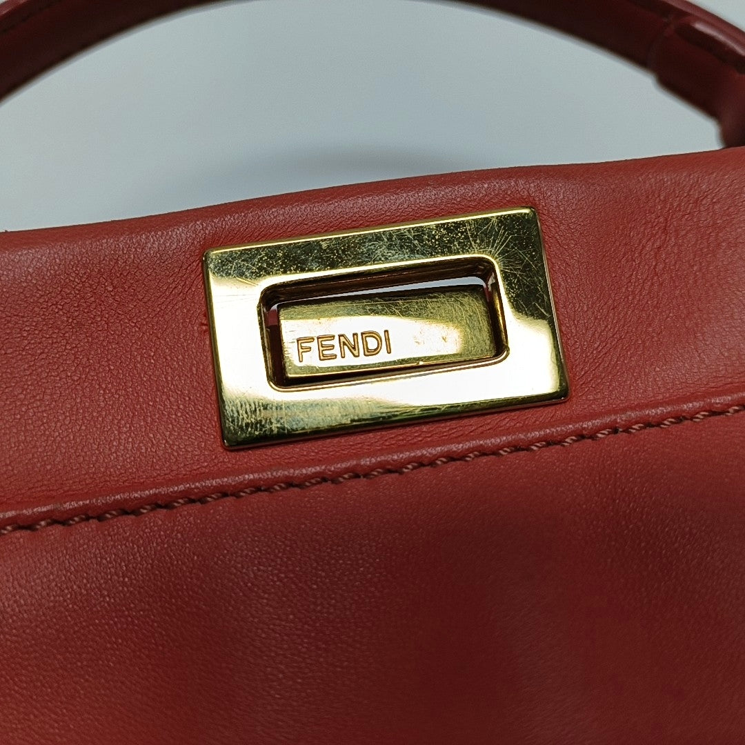 Authenticated pre-owned  Peekaboo Mini Calfskin Pink - Shoulder Bag at Looply