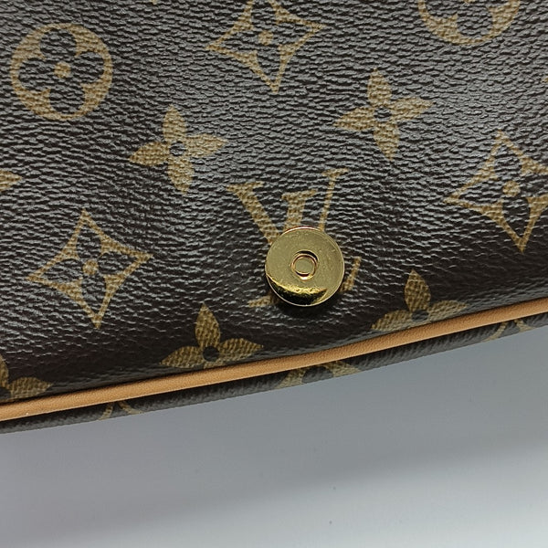 DIANE Monogram Coated Canvas Brown