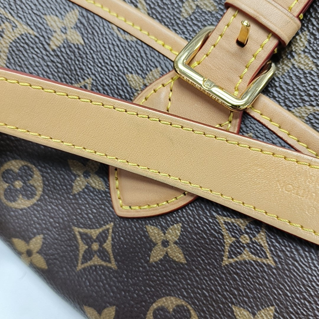 DIANE Monogram Coated Canvas Brown