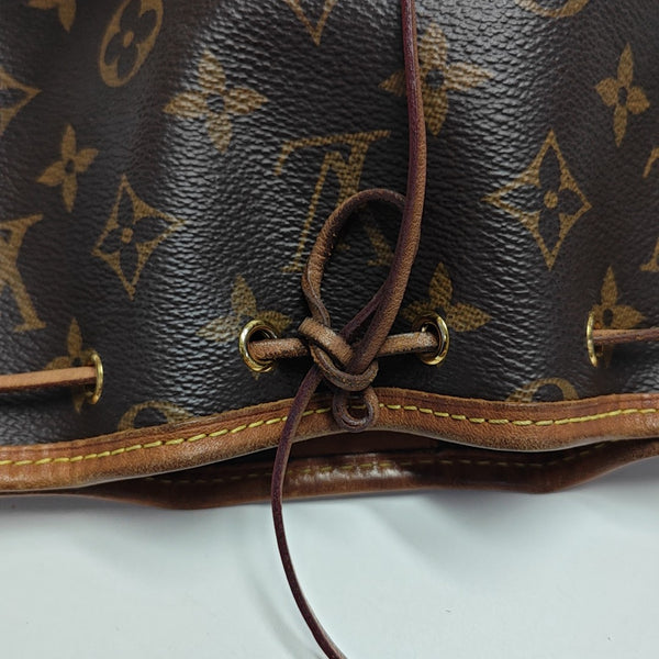 NÉONOÉ Nano Monogram Coated Canvas Brown