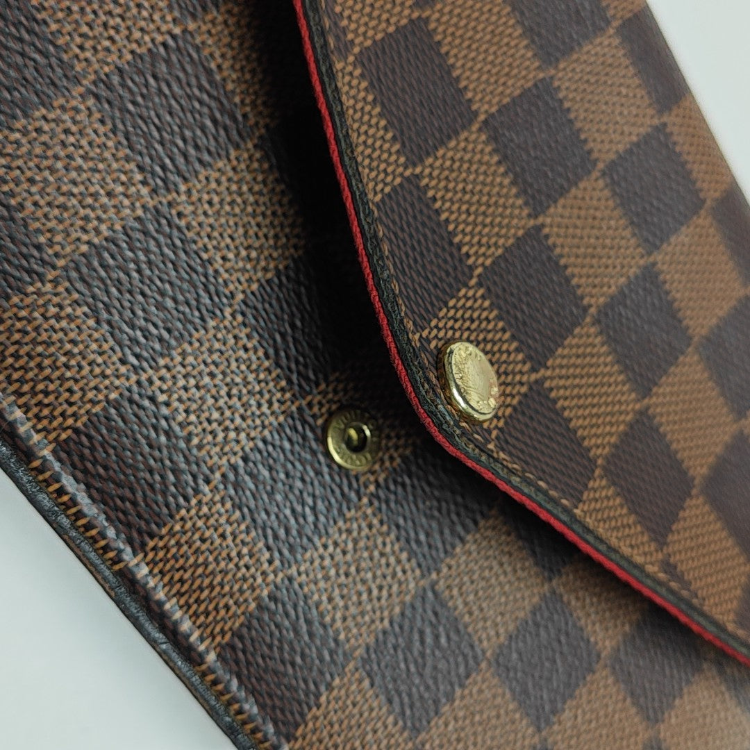 FÉLICIE Damier Ebene Coated Canvas Brown