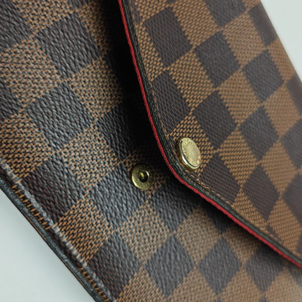 FÉLICIE Damier Ebene Coated Canvas Brown
