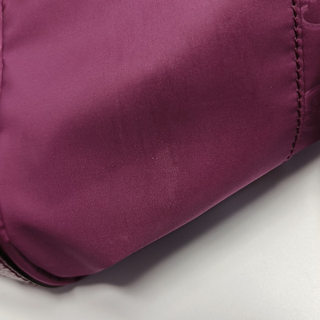 Monogram Nylon Backpack Purple