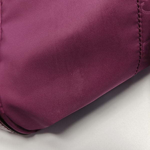 Monogram Nylon Backpack Purple