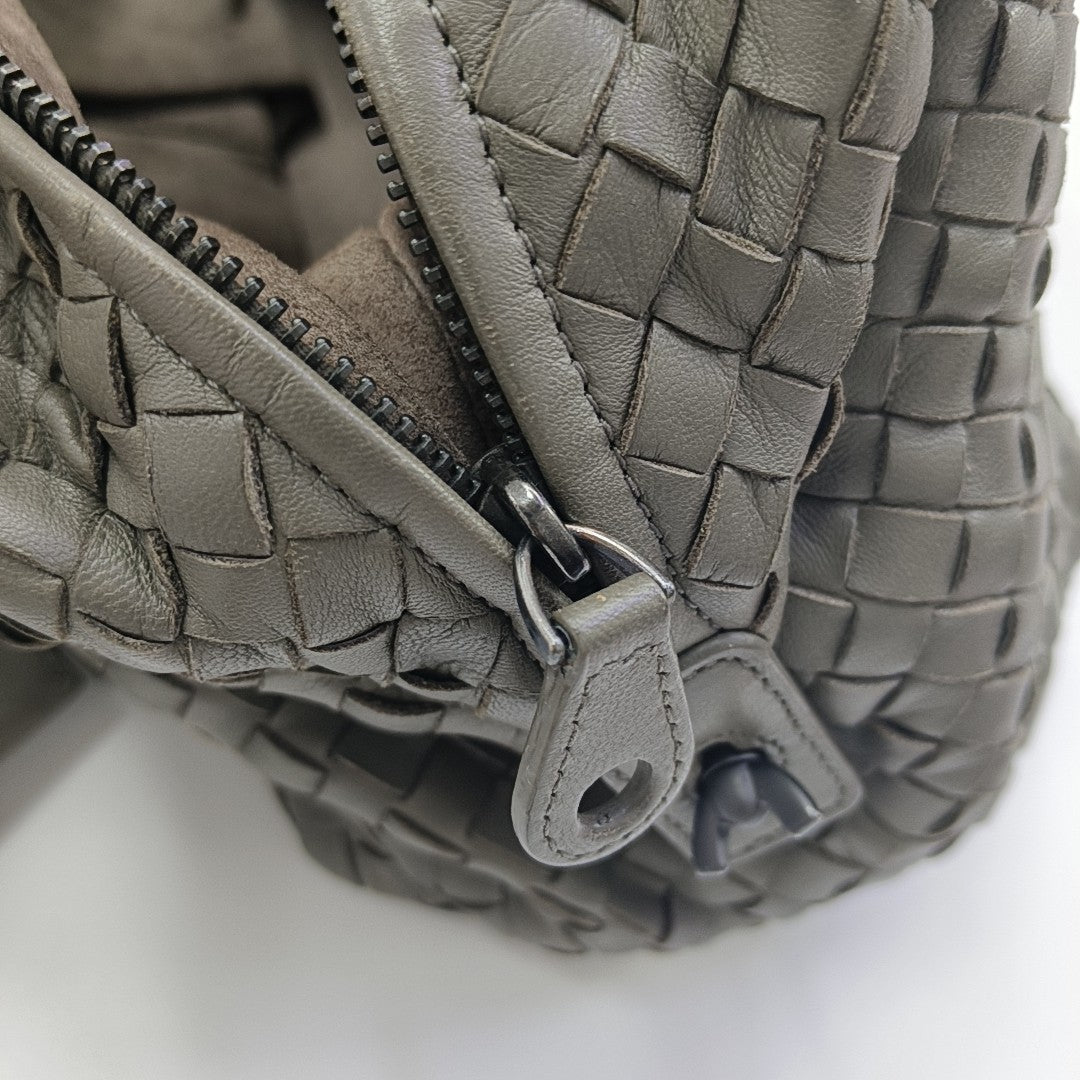 Lambskin Top Handle Bag Green