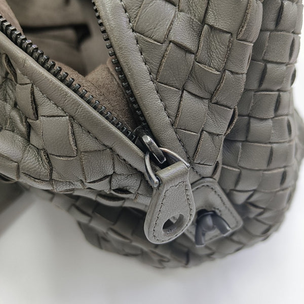 Lambskin Top Handle Bag Green