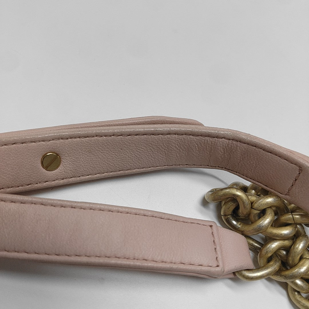 BOY CHANEL Medium Quilted Lambskin Pink
