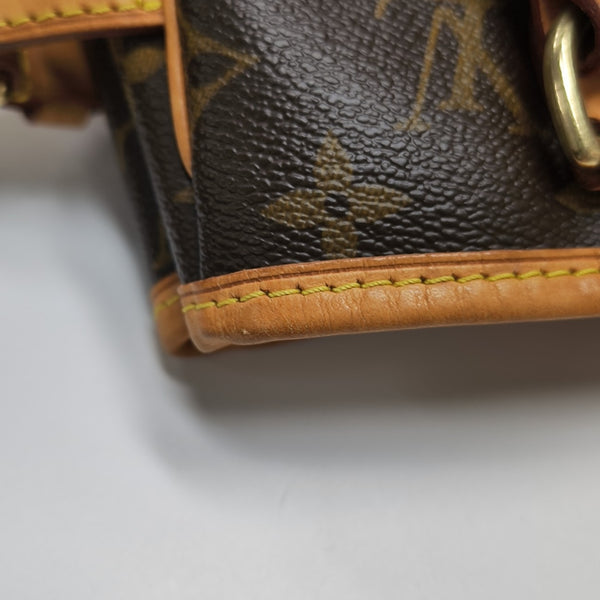 BATIGNOLLES PM Monogram Coated Canvas Brown