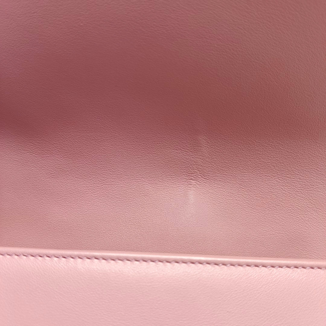BOY CHANEL Medium Quilted Calfskin Pink