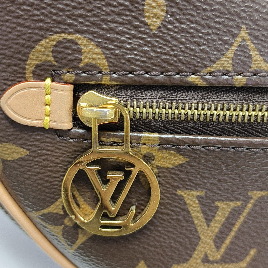 LOOP Monogram Coated Canvas Brown