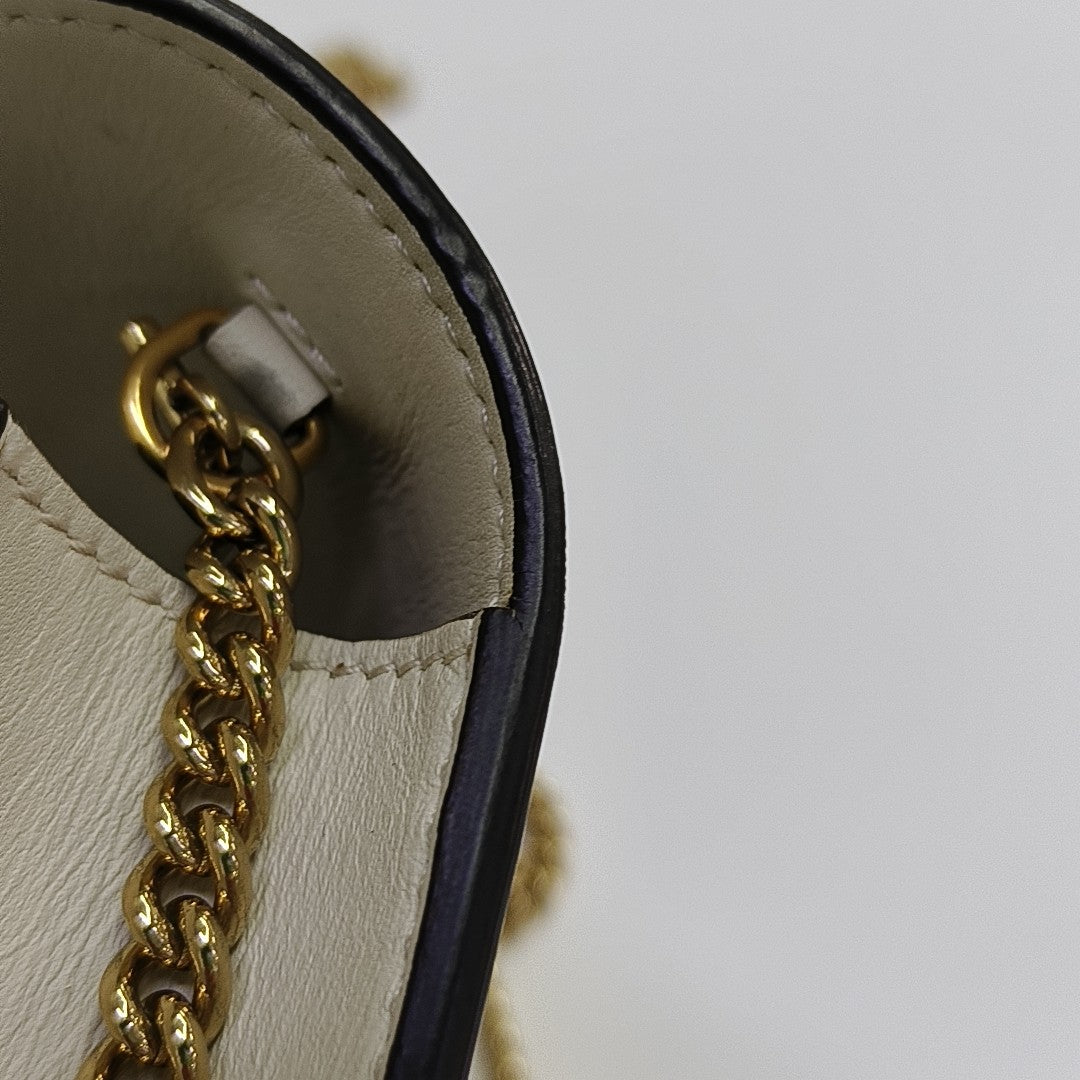 Sylvie Super Mini Calfskin White