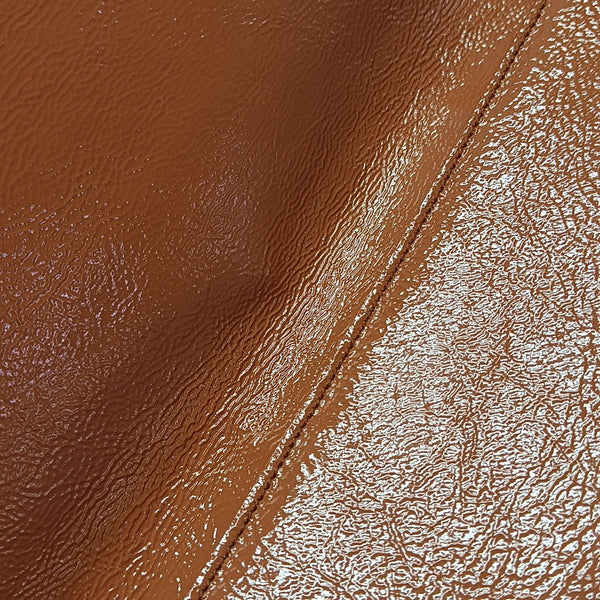 BELLE JOUR Quilted Patent Leather Orange