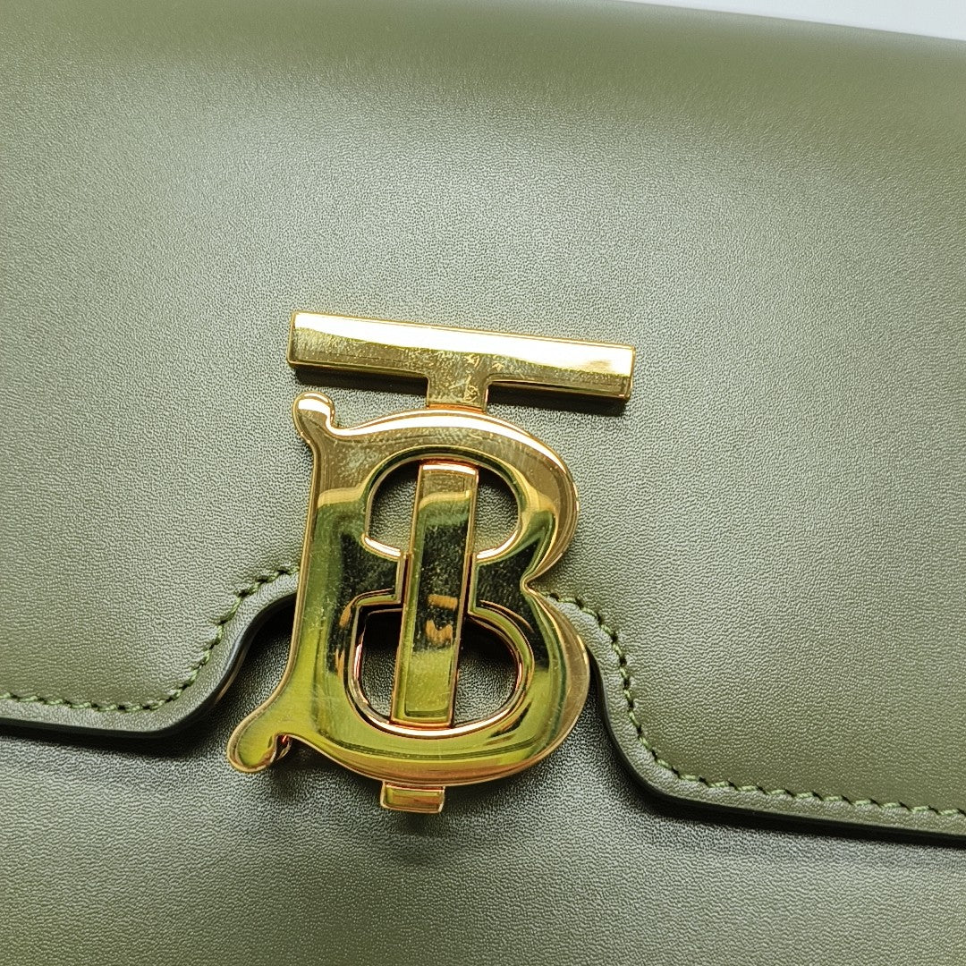TB Small Calfskin Green