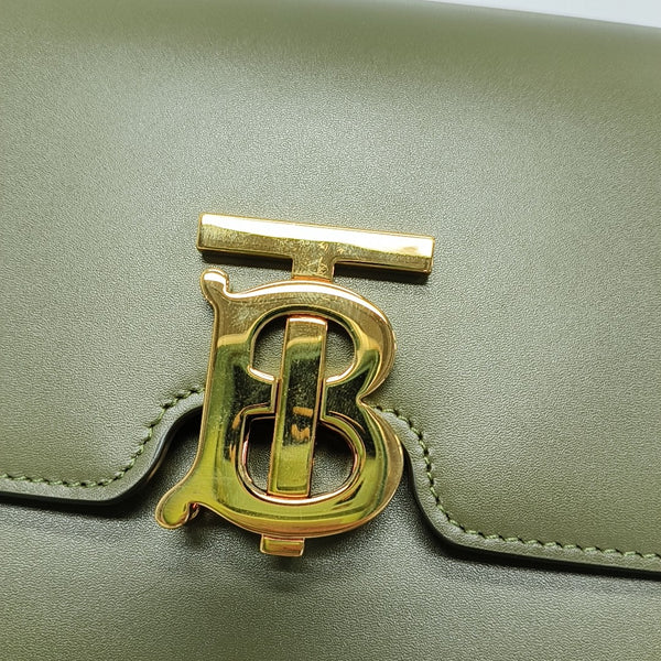 TB Small Calfskin Green