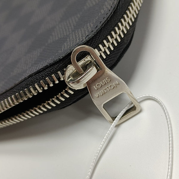 Damier Graphite Coated Canvas Clutch Gray