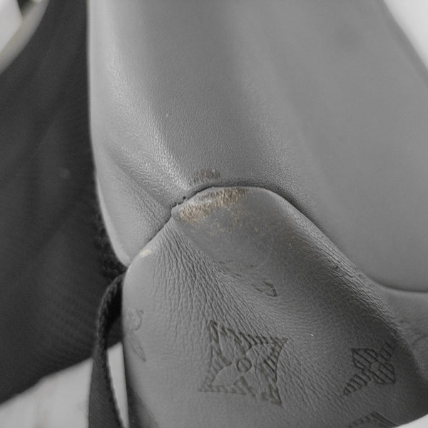 RACER Monogram Calfskin Gray