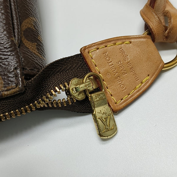 ACCESSOIRES GM Monogram Coated Canvas Brown