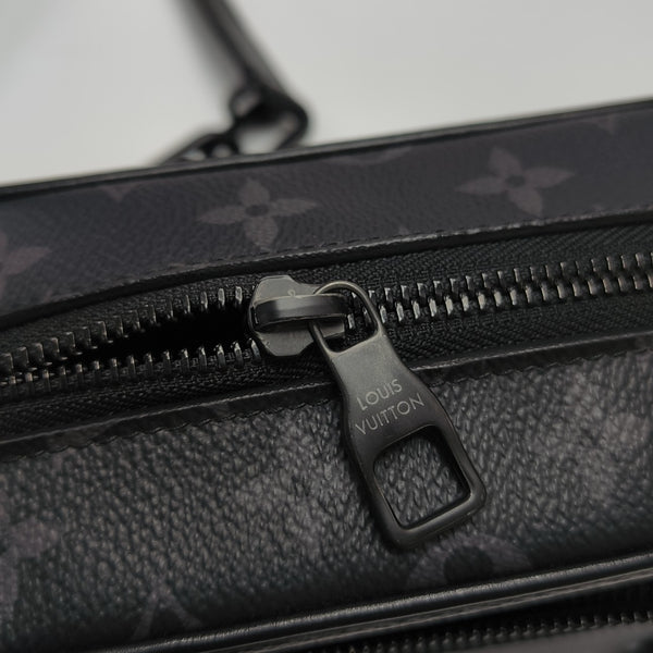 SOFT TRUNK Mini Monogram Coated Canvas Black