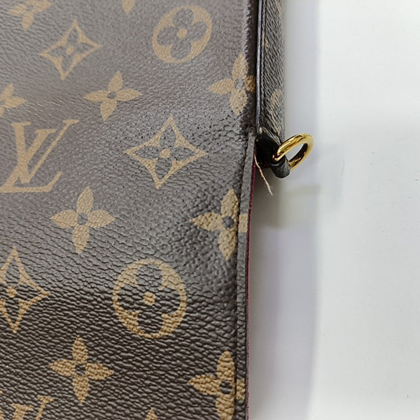 FÉLICIE Monogram Coated Canvas Brown