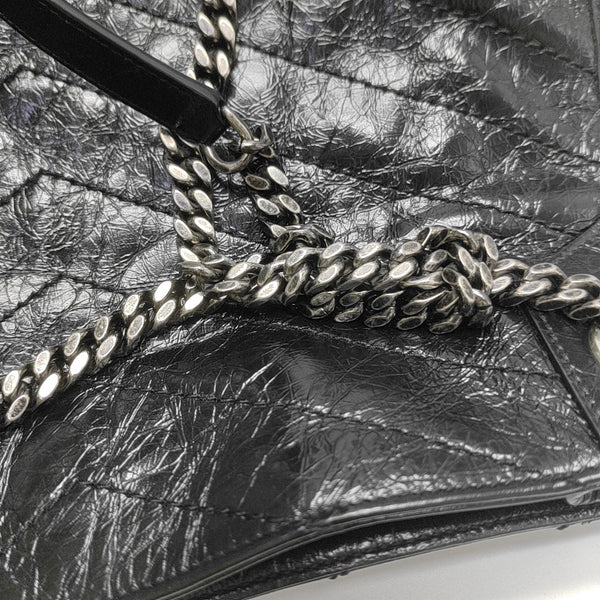 NIKI Medium Quilted Calfskin Black