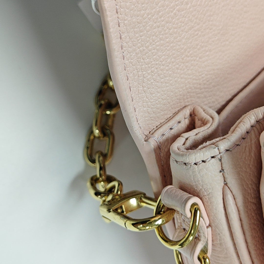 MÉTIS EAST WEST Monogram Calfskin Pink