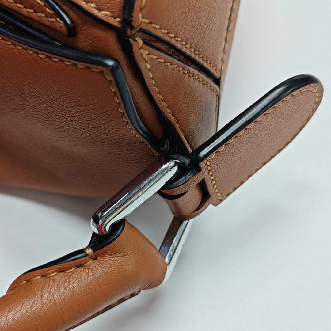 Puzzle Small Calfskin Brown