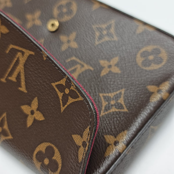 FÉLICIE Monogram Coated Canvas Brown