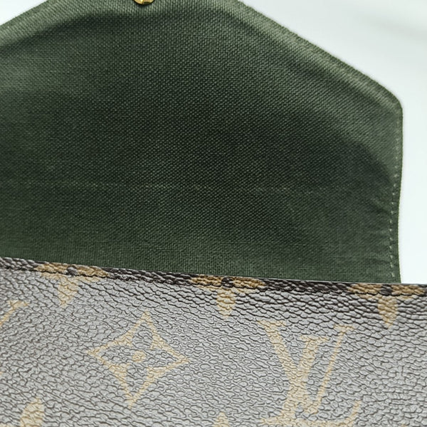 FÉLICIE Monogram Coated Canvas Brown