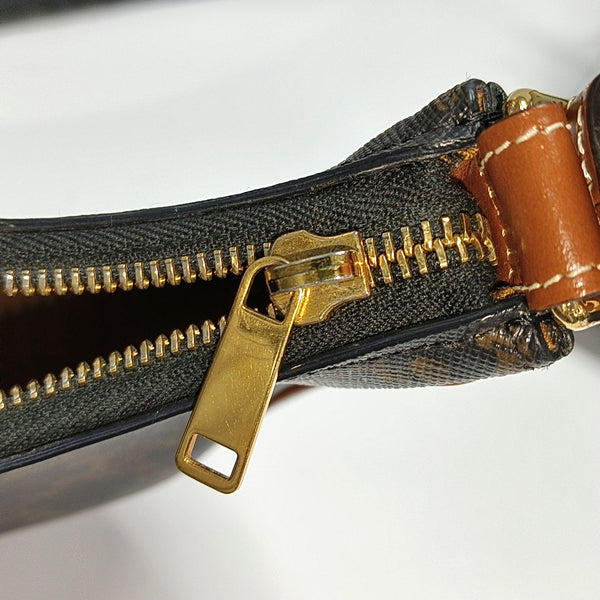 Authenticated pre-owned  AVA Coated Canvas Brown - Top Handle Bag at Looply