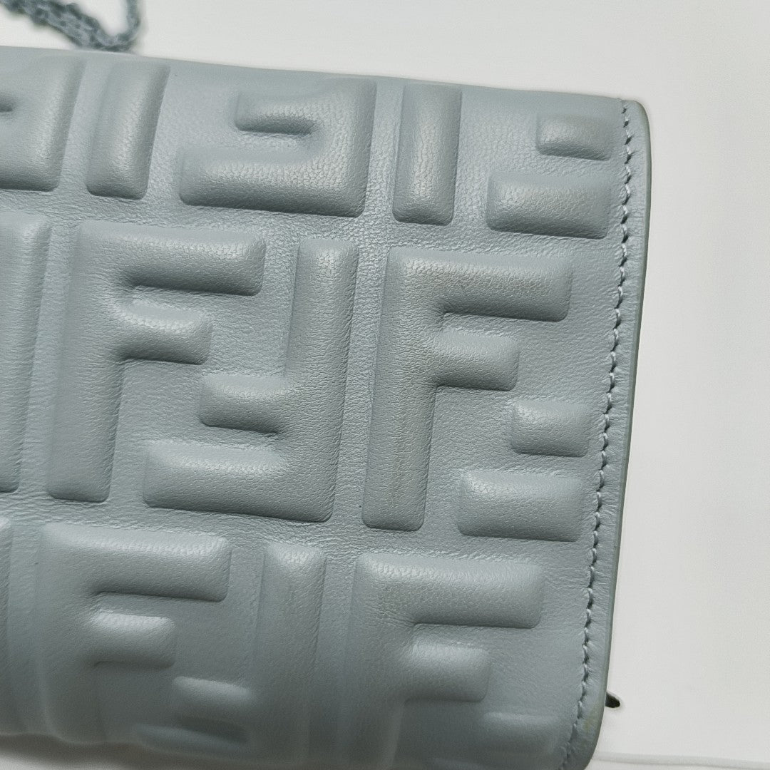 Baguette Mini Calfskin Blue