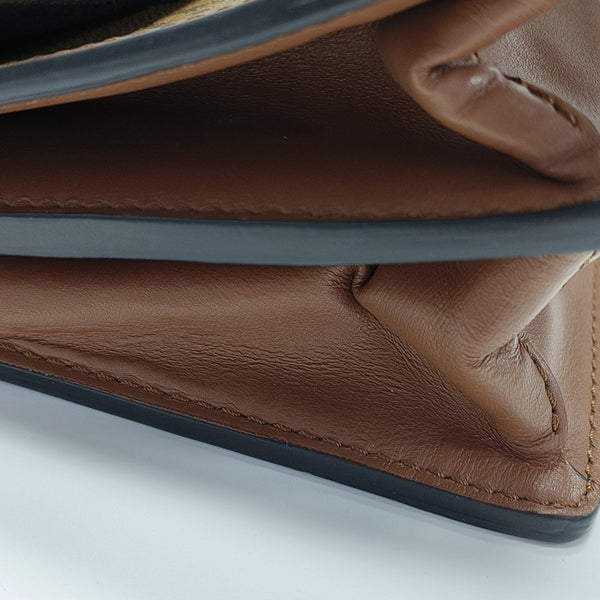 DAUPHINE MM Monogram Coated Canvas Brown