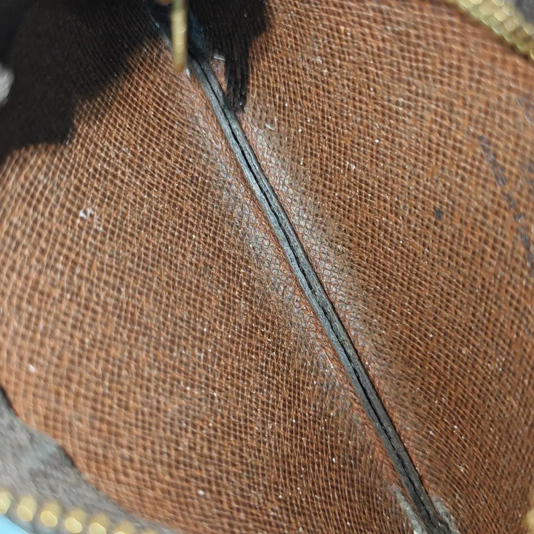 Monogram Coated Canvas Coin Purse Brown