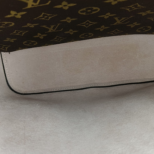 NÉONOÉ MM Monogram Coated Canvas Brown