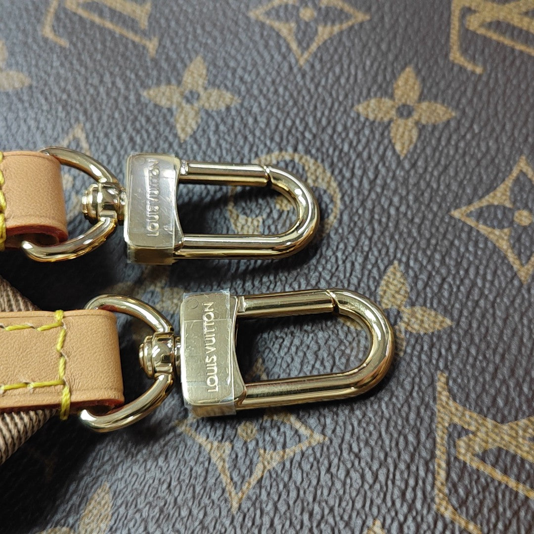 LOOPING Monogram Coated Canvas Brown