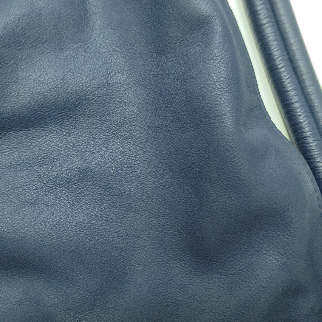 Calfskin Backpack Blue
