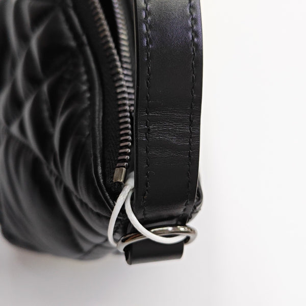 Diortravel Nomad Small Cannage Calfskin Black