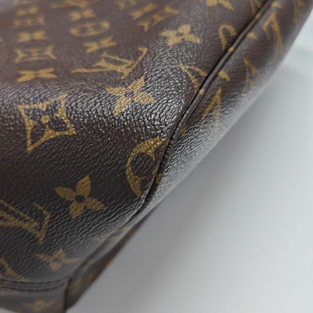NEVERFULL GM Monogram Coated Canvas Brown