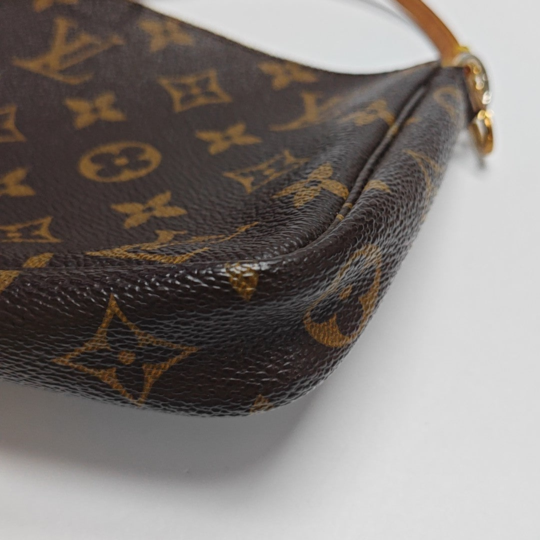 ACCESSOIRES Monogram Coated Canvas Brown