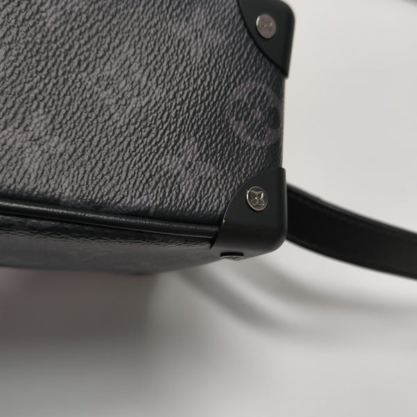 SOFT TRUNK Mini Monogram Coated Canvas Black
