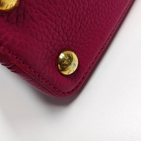 Authenticated pre-owned  CAPUCINES BB Calfskin Pink - Shoulder Bag at Looply